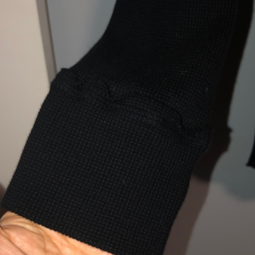 Johnny Was Black Knit with Floral Embroidery - Picture 5 of 6
